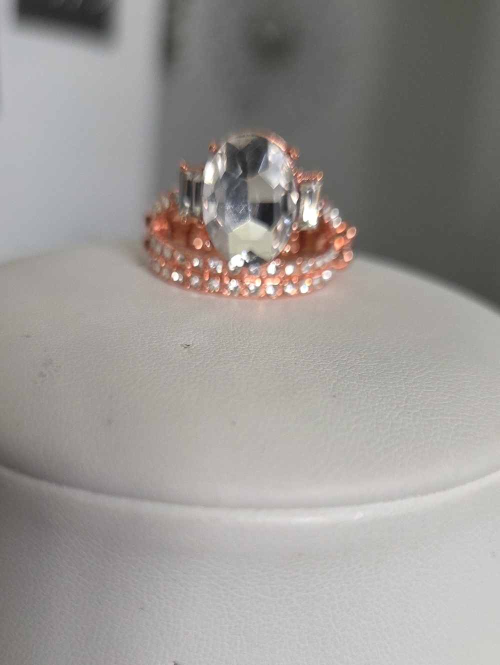 Paparazzi Shiny Copper Rhinestone Ring NWOT